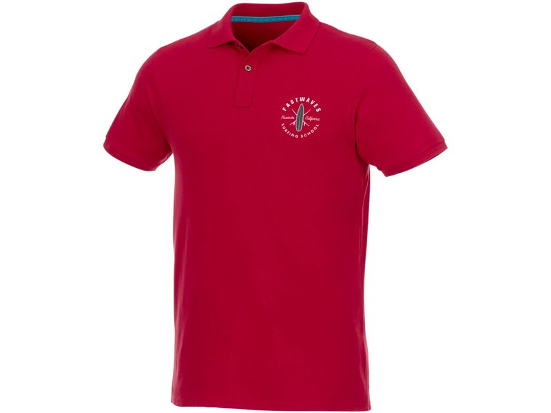 Beryl biologisch gerecyclede herenpolo met korte mouwen