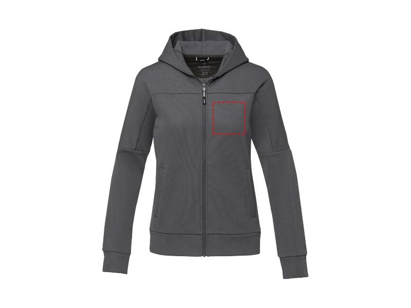 Nubia gebreid performance dames jack met volledige rits Nubia gebreid performance dames jack met volledige rits