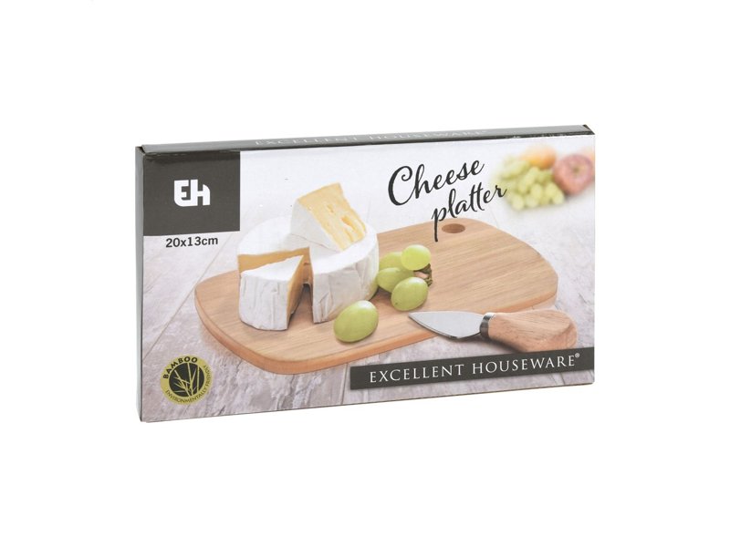 Bamboo Cheese Platter 2-pcs Bamboo Cheese Platter 2-pcs