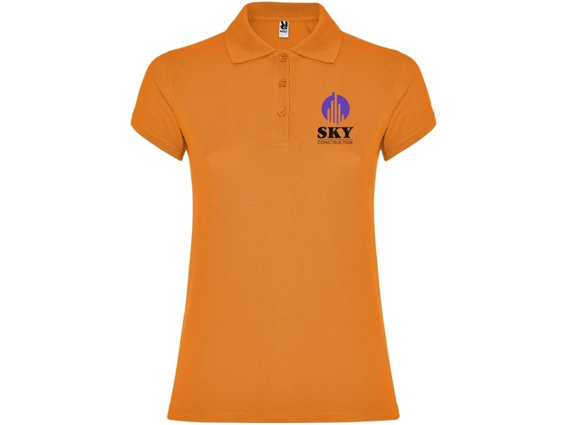 Star damespolo met korte mouwen