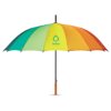BOWBRELLA 27 inch regenboogparaplu bedrukken | Paraplu met logo BOWBRELLA 27 inch regenboogparaplu bedrukken | Paraplu met logo
