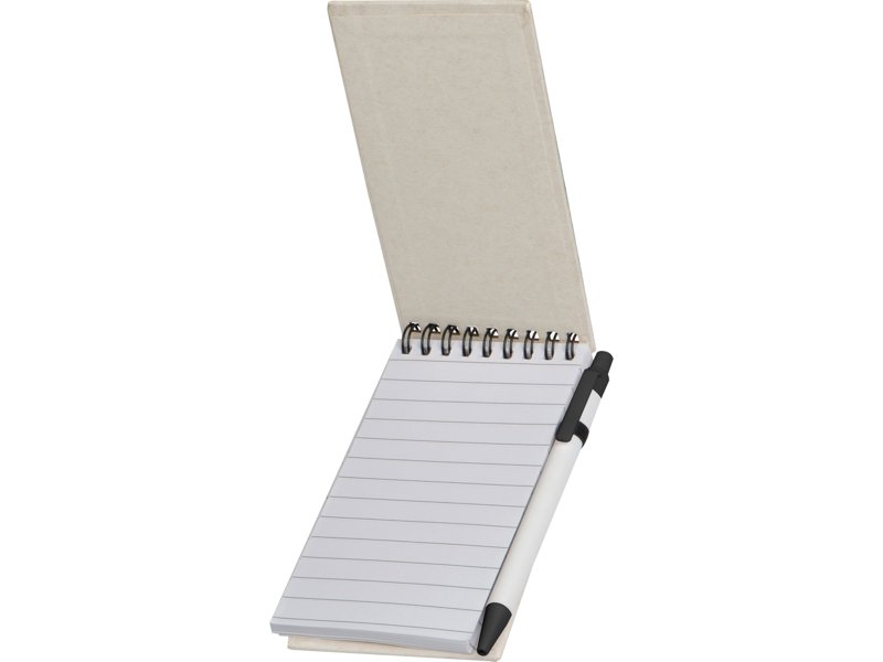 Binnenzijde Austin boekje met blanco vellen en spiraalbinding Binnenzijde Austin boekje met blanco vellen en spiraalbinding