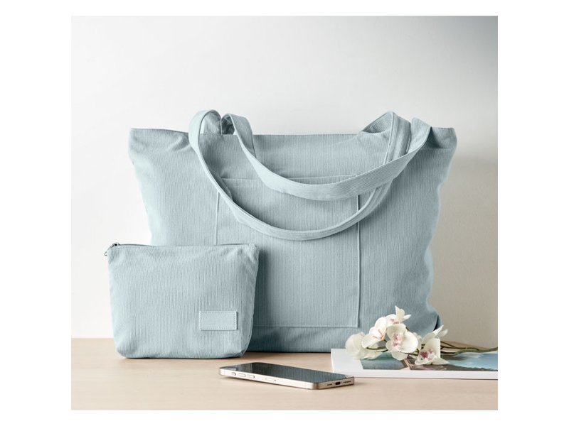 CORDY G - Grote corduroy boodschappentas