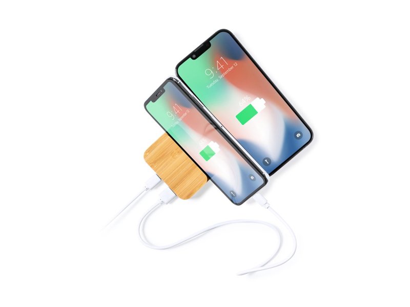 Compacte Dralia Power Bank 10.000 mAh bedrukt met logo praktisch relatiegeschenk