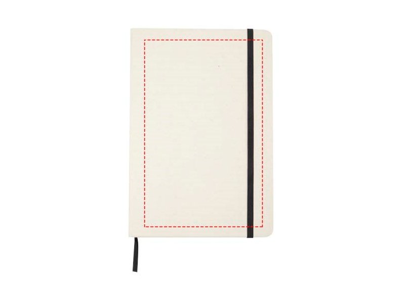 Bass A5 gerecycled notitieboek met gelinieerde pagina's Bass A5 gerecycled notitieboek met gelinieerde pagina's