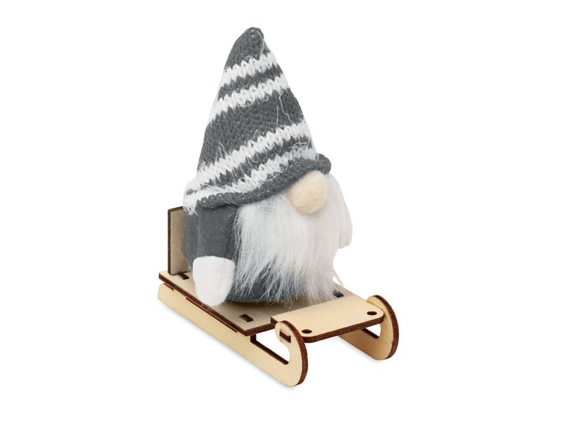 FROSTY SLEIGH - Kabouter op houten slee
