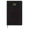 Moleskine ongedateerde weekplanner met harde kaft L