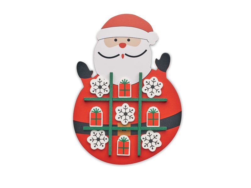 HOHOTOE - Kerstmis houten tic tac toe