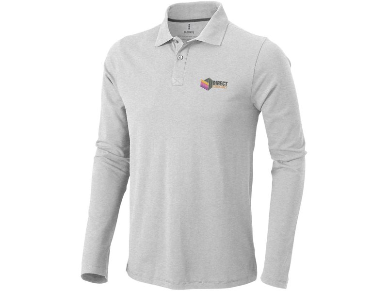 Oakville heren polo met lange mouwen