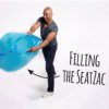 Blauwe SeatZac met logo Blauwe SeatZac met logo