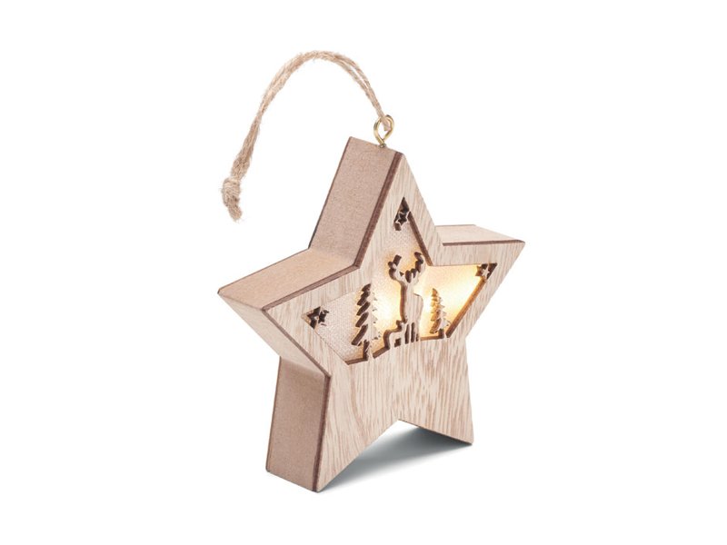 STARLIGHT - MDF ster met licht