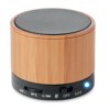 Round Bamboo speaker bedrukken | Jouw relatiegeschenk & promotieartikel