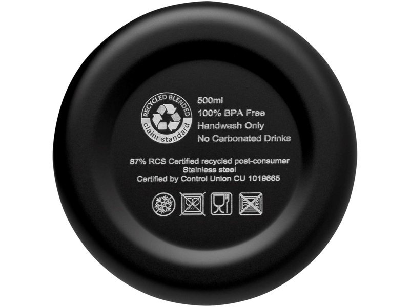 Spring 500 ml RCS-gecertificeerde gerecyclede roestvrijstalen koperen vacuümgeïsoleerde fles
