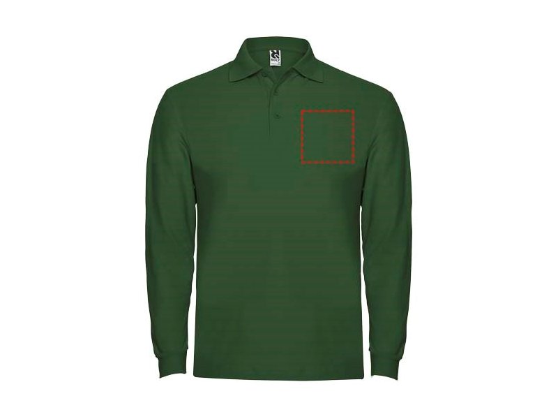 Estrella herenpolo met lange mouwen