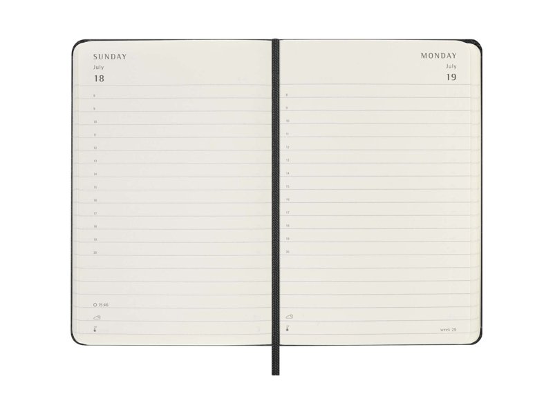 Moleskine hardback pocket dag-agenda voor 12 maanden Moleskine hardback pocket dag-agenda voor 12 maanden