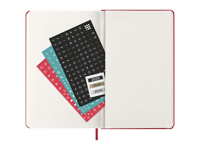 12M dag agenda L met harde kaft