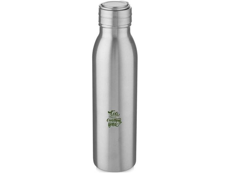Harper 720 ml waterfles van RCS-gecertificeerd gerecycled roestvrij staal met metalen lus