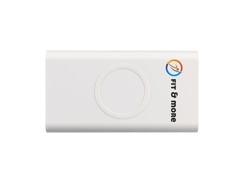 Wireless Powerbank 8000 C draadloze oplader bedrukken | Relatiegeschenk & promotieartikel